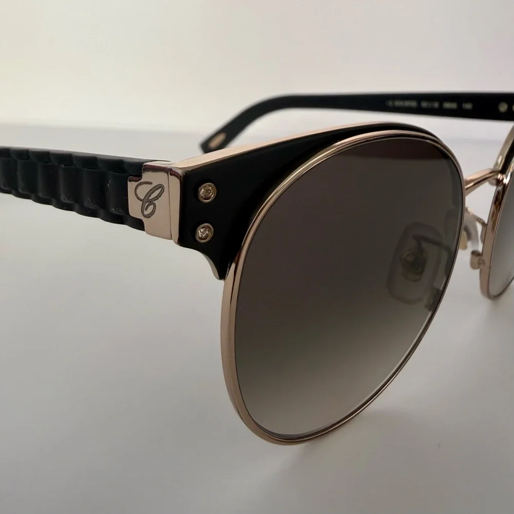 NEW!!! CHOPARD women sunglasses SCH B70S 08NS Authentic Retail 650$ - Picture 5 of 6